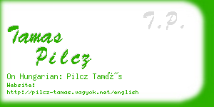 tamas pilcz business card